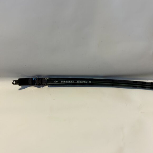 Burberry by Safilo Clear Black Plaid Check Right Sunglass Arm PARTS ONLY - Picture 3 of 3